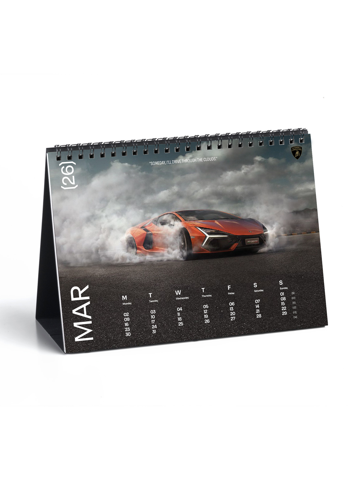CALENDARIO DE SOBREMESA 2026 «CHASING DREAMS» - Lamborghini Store