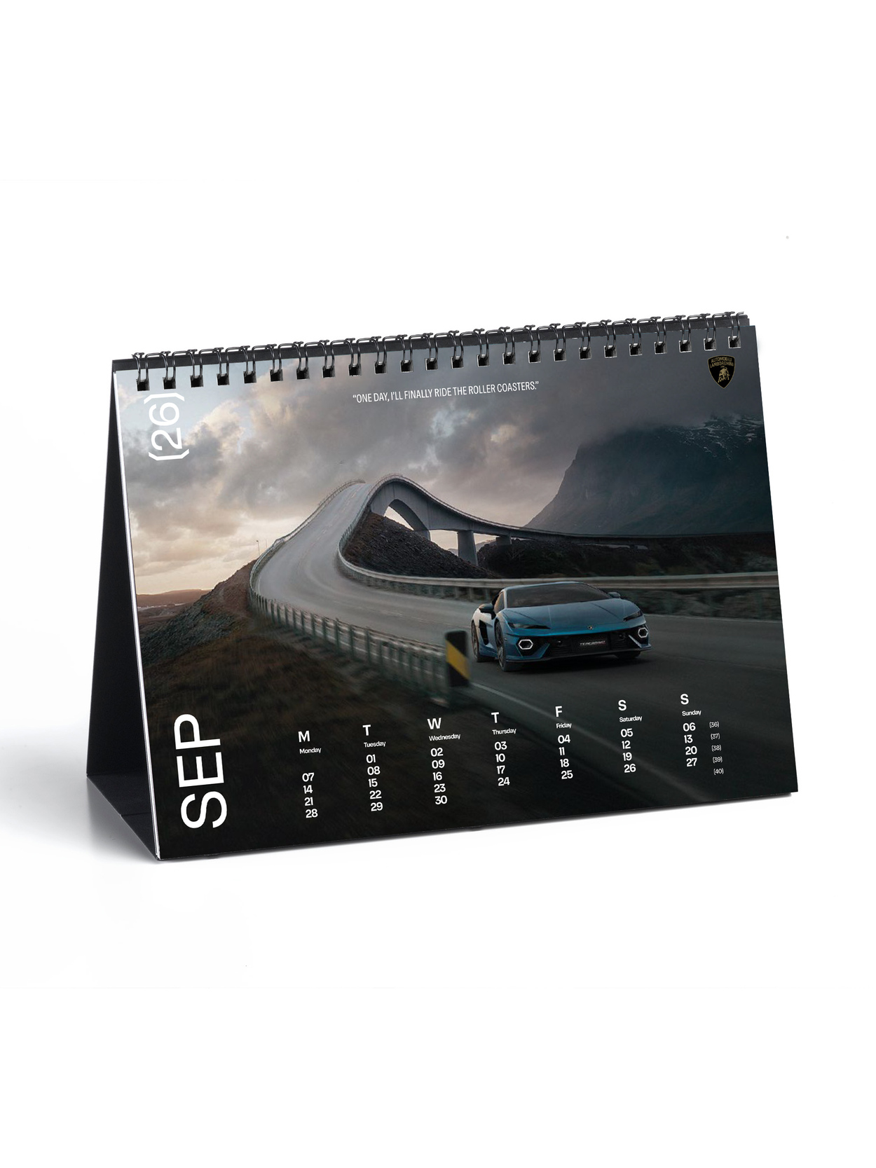 CALENDARIO DE SOBREMESA 2026 «CHASING DREAMS» - Lamborghini Store