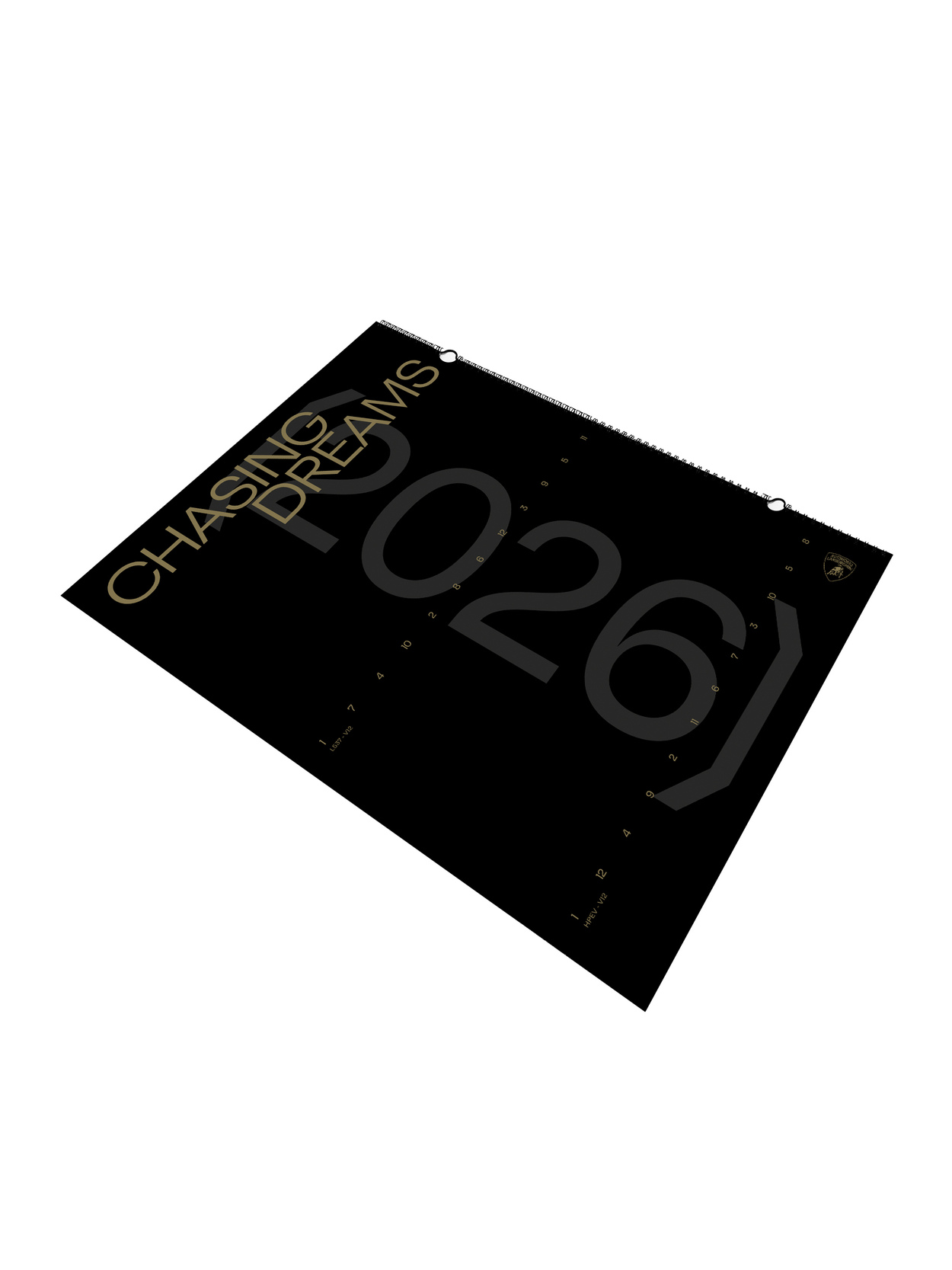 CALENDARIO DE PARED 2026 «CHASING DREAMS» - Lamborghini Store