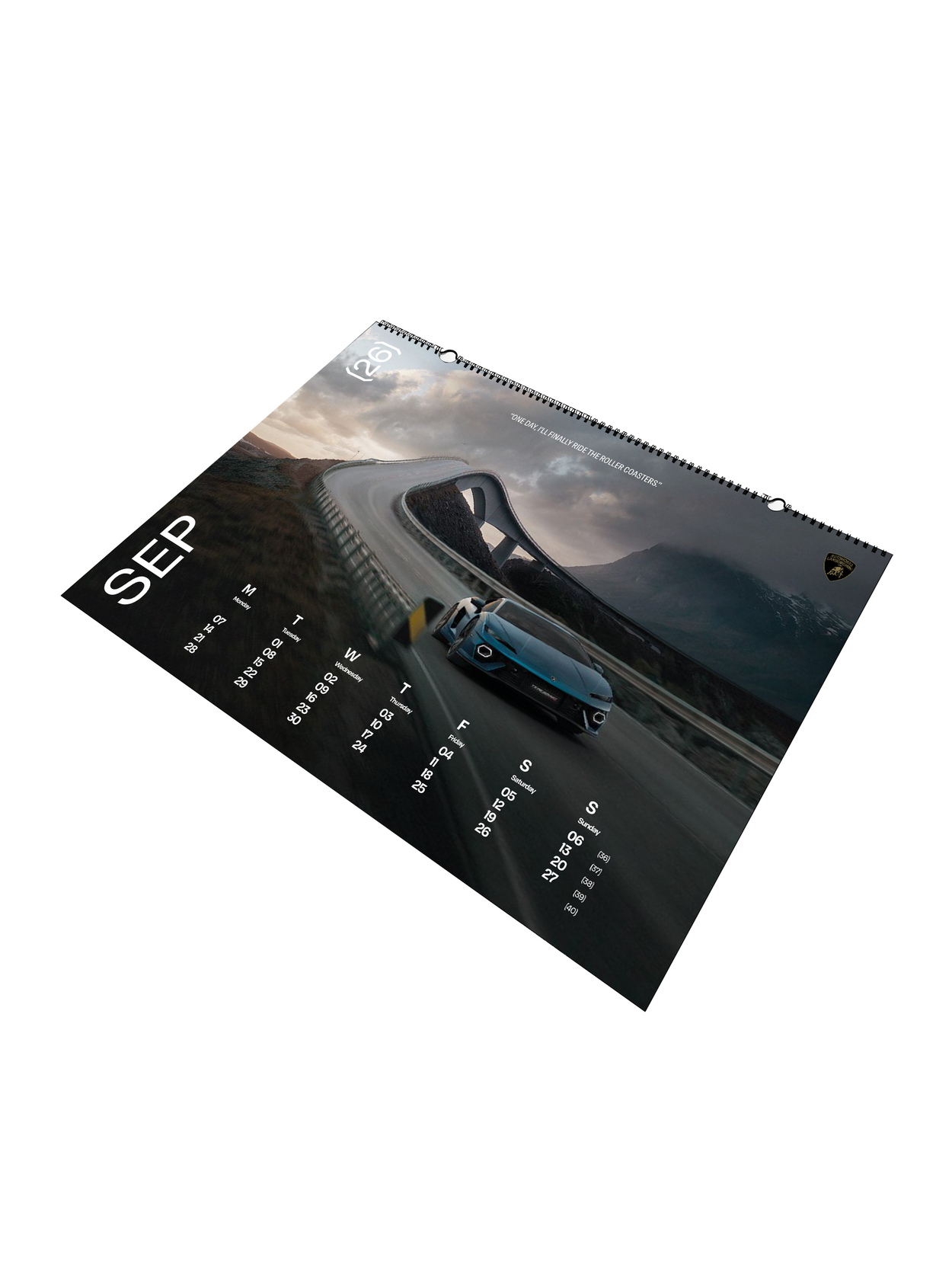 CALENDARIO DE PARED 2026 «CHASING DREAMS» - Lamborghini Store