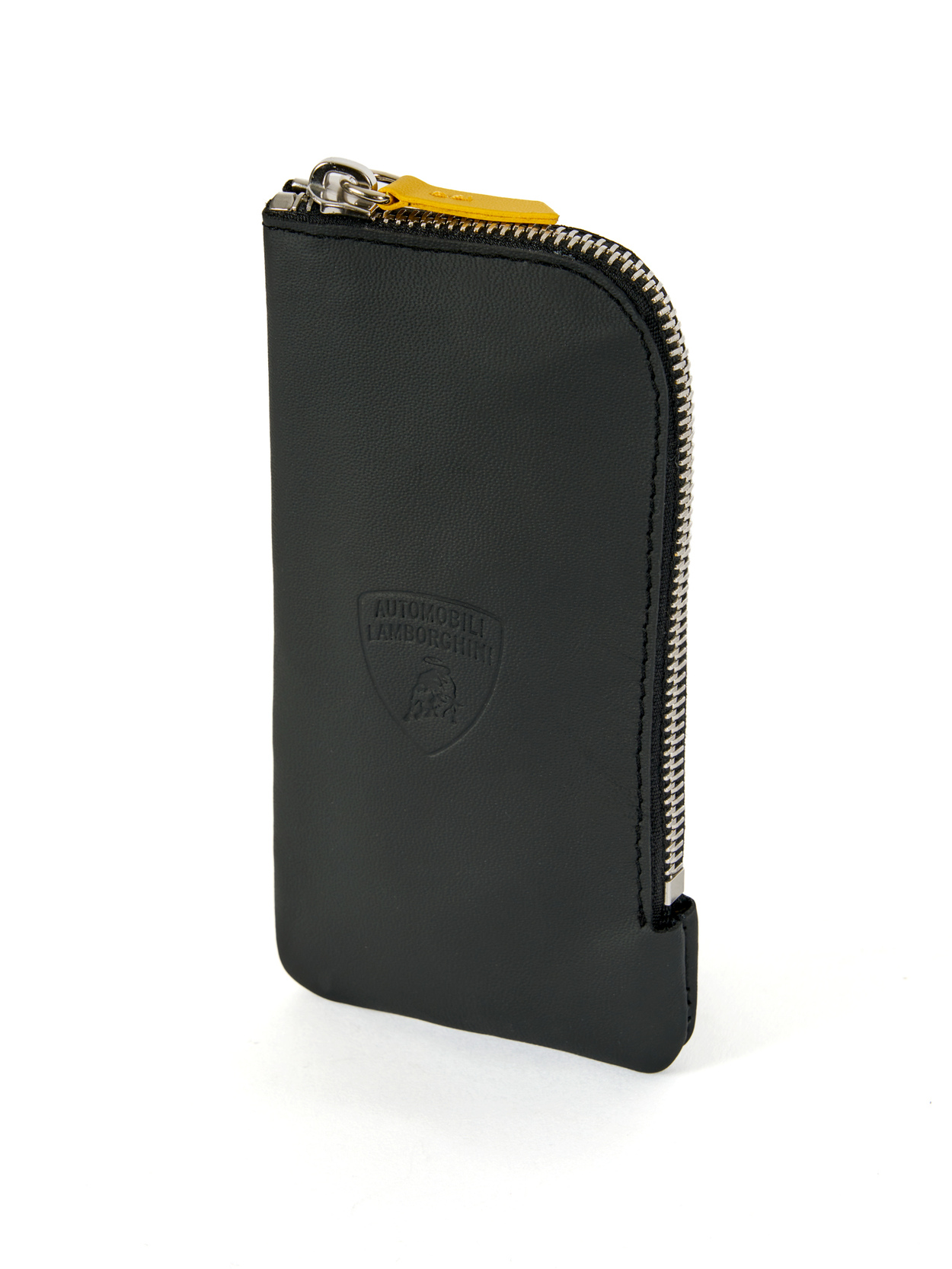 アップサイクルレザー クリップ付きカードケース - Lamborghini Store