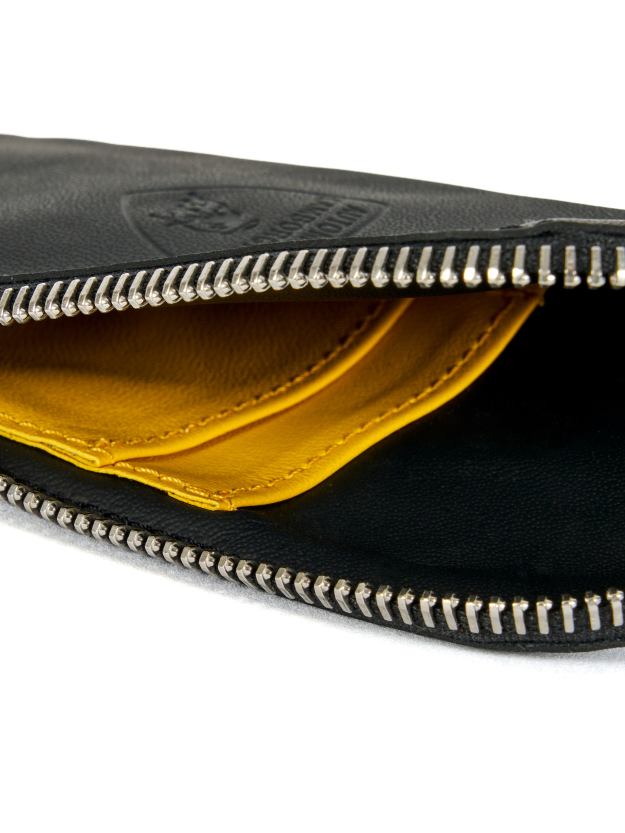 アップサイクルレザー クリップ付きカードケース - Lamborghini Store