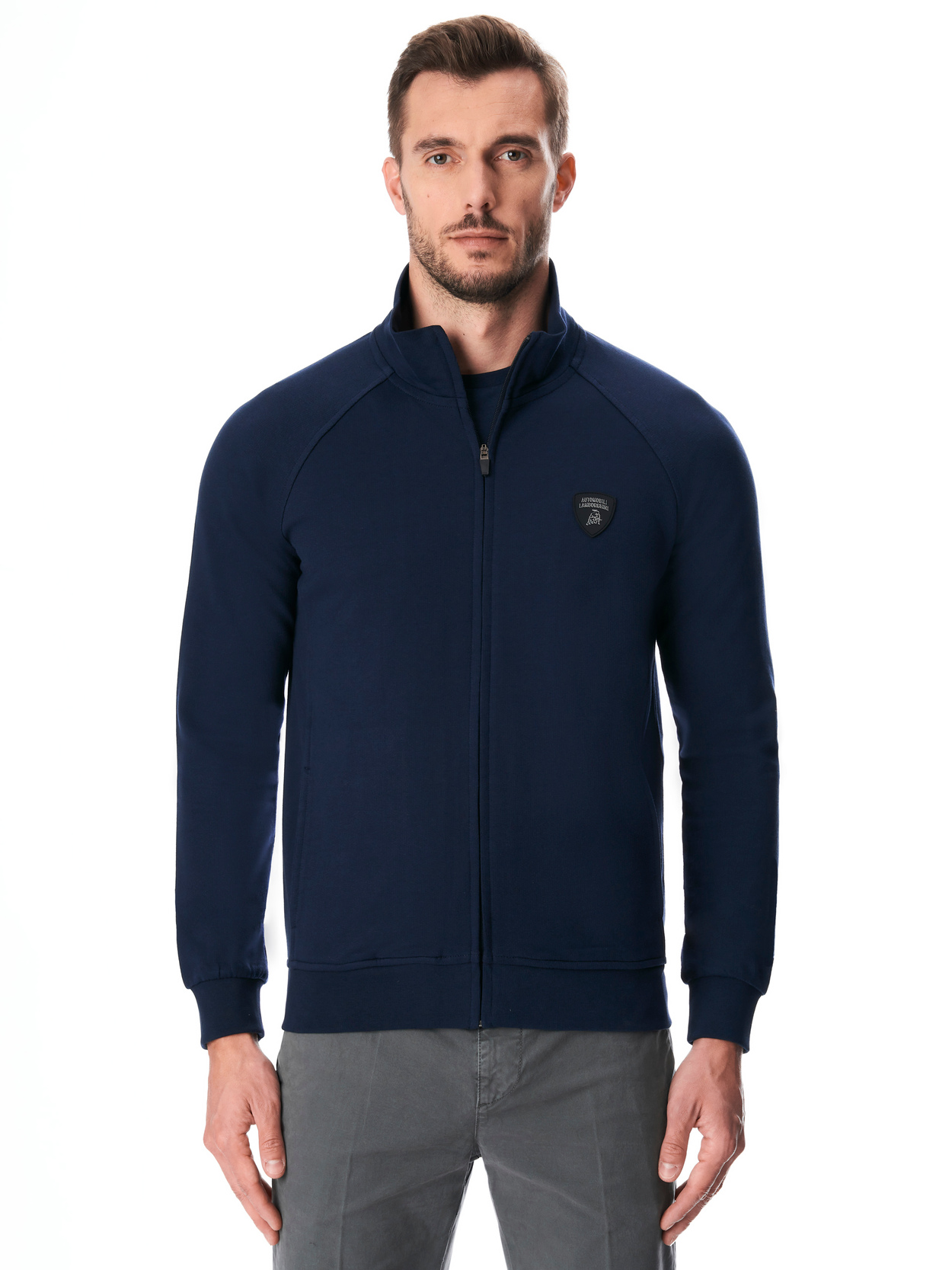 SWEAT-SHIRT ENTIÈREMENT ZIPPÉ AUTOMOBILI LAMBORGHINI ICONIC - Lamborghini Store