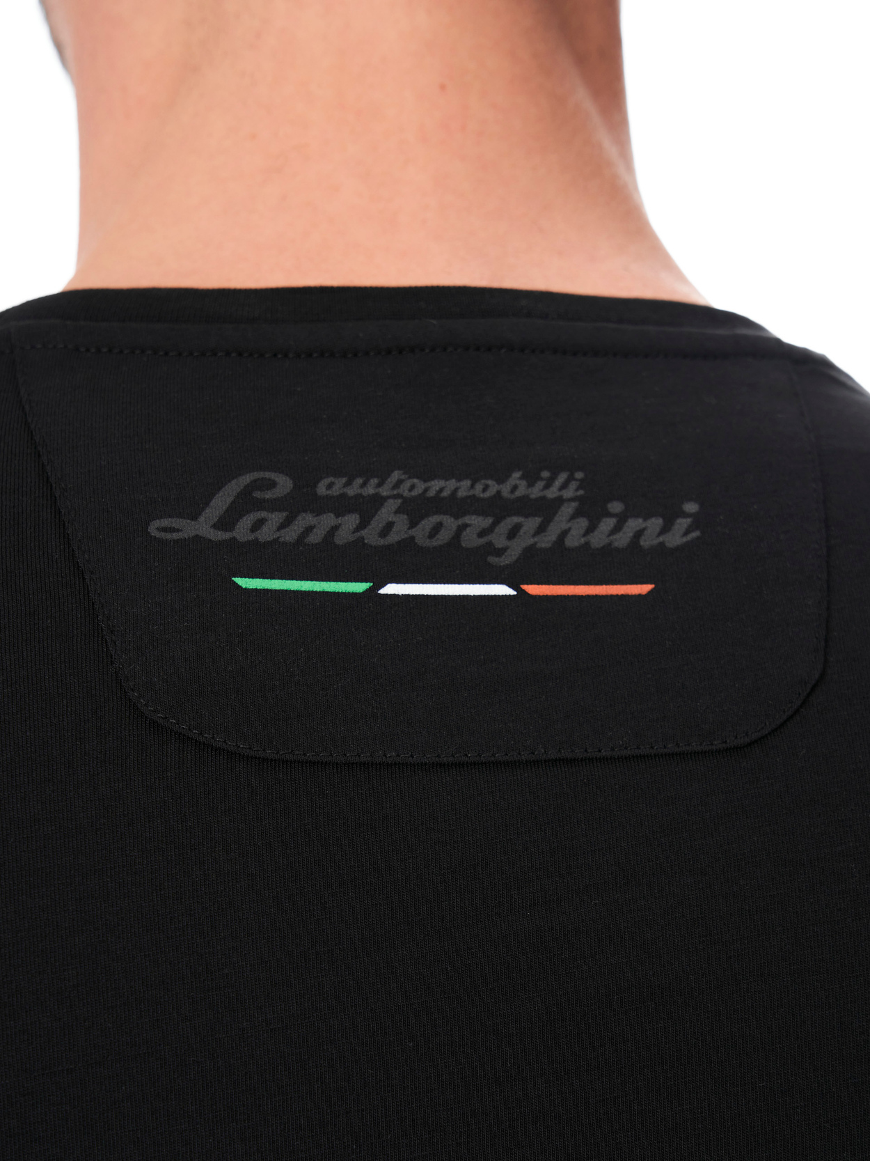AUTOMOBILI LAMBORGHINI ICONIC BIG SHIELD クルーネック Tシャツ - Lamborghini Store