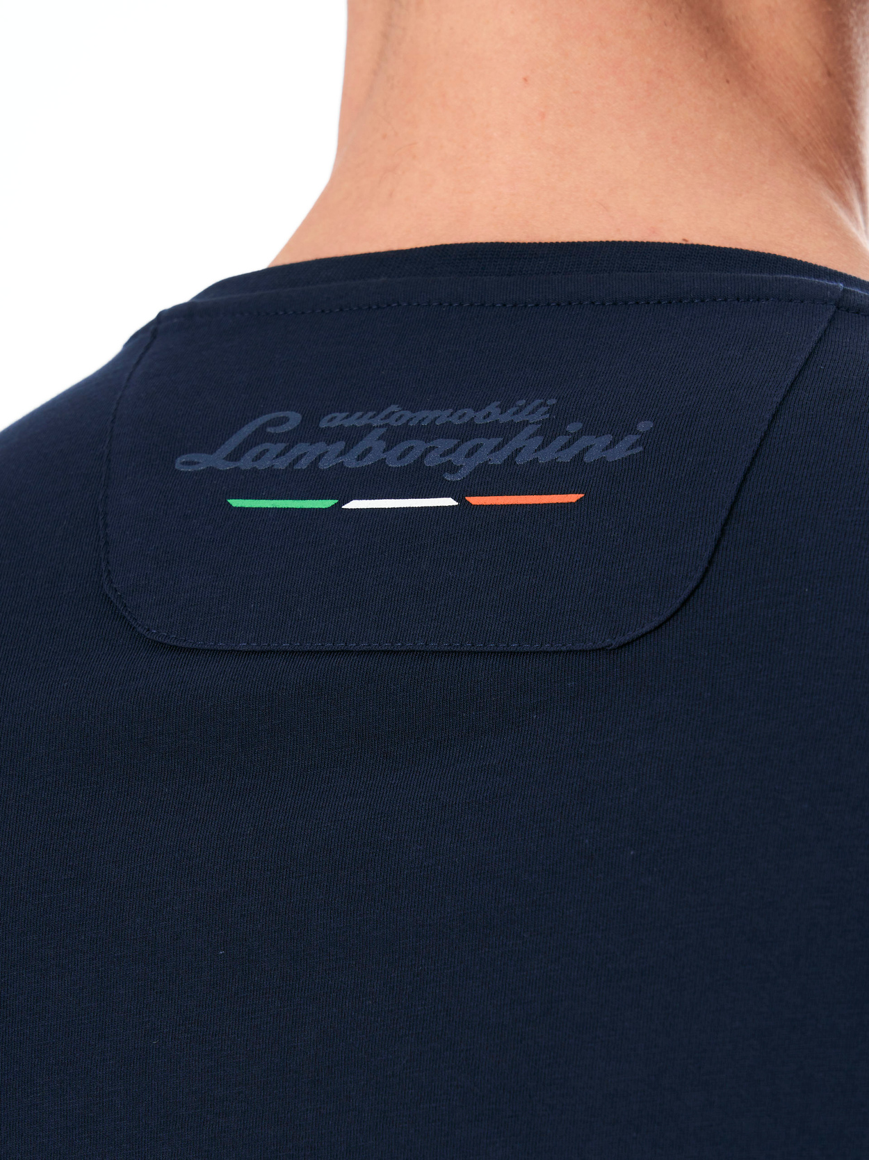 AUTOMOBILI LAMBORGHINI ICONIC BIG SHIELD CREW NECK T-SHIRT - Lamborghini Store