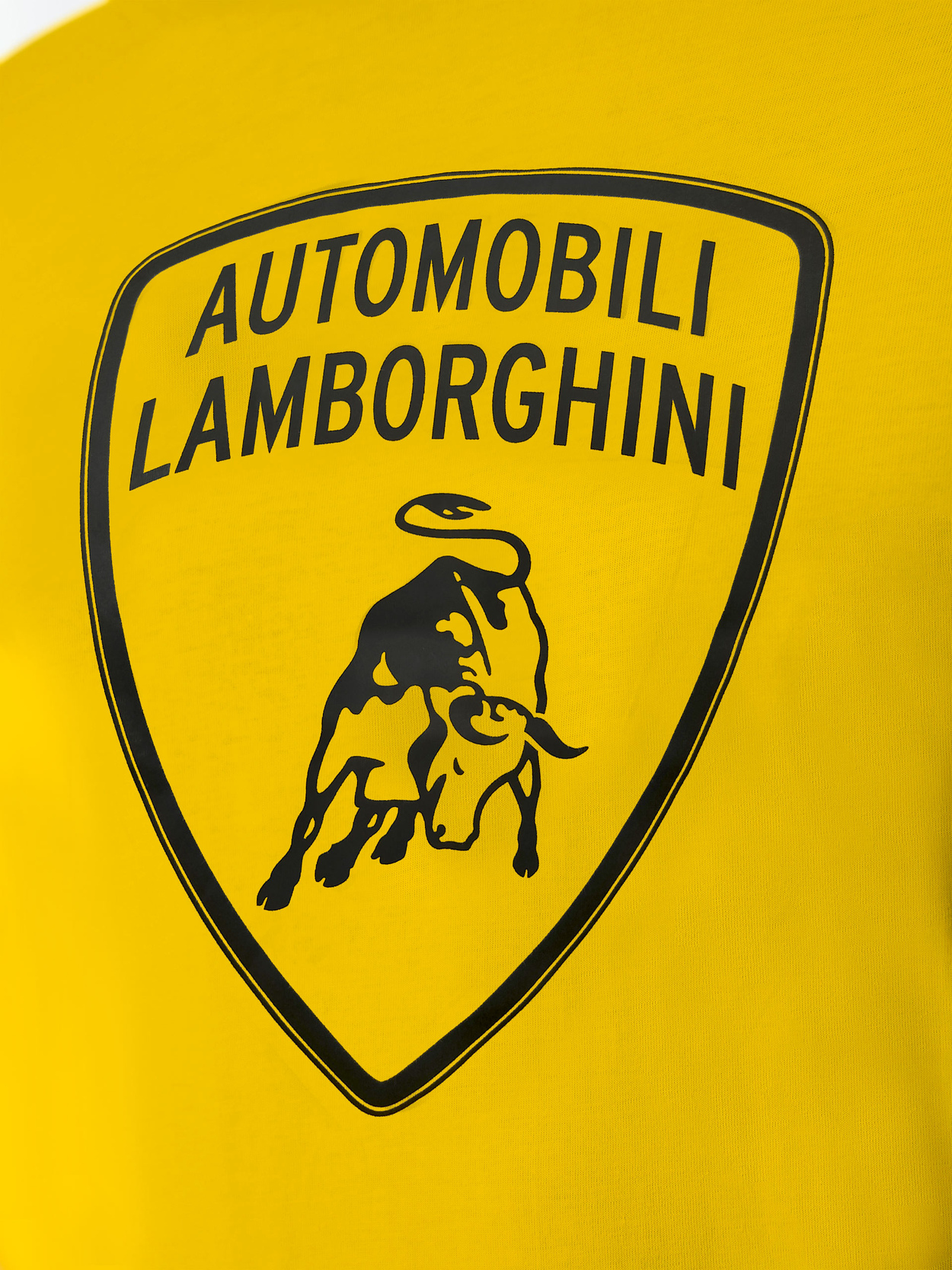 AUTOMOBILI LAMBORGHINI ICONIC BIG SHIELD CREW NECK T-SHIRT - Lamborghini Store