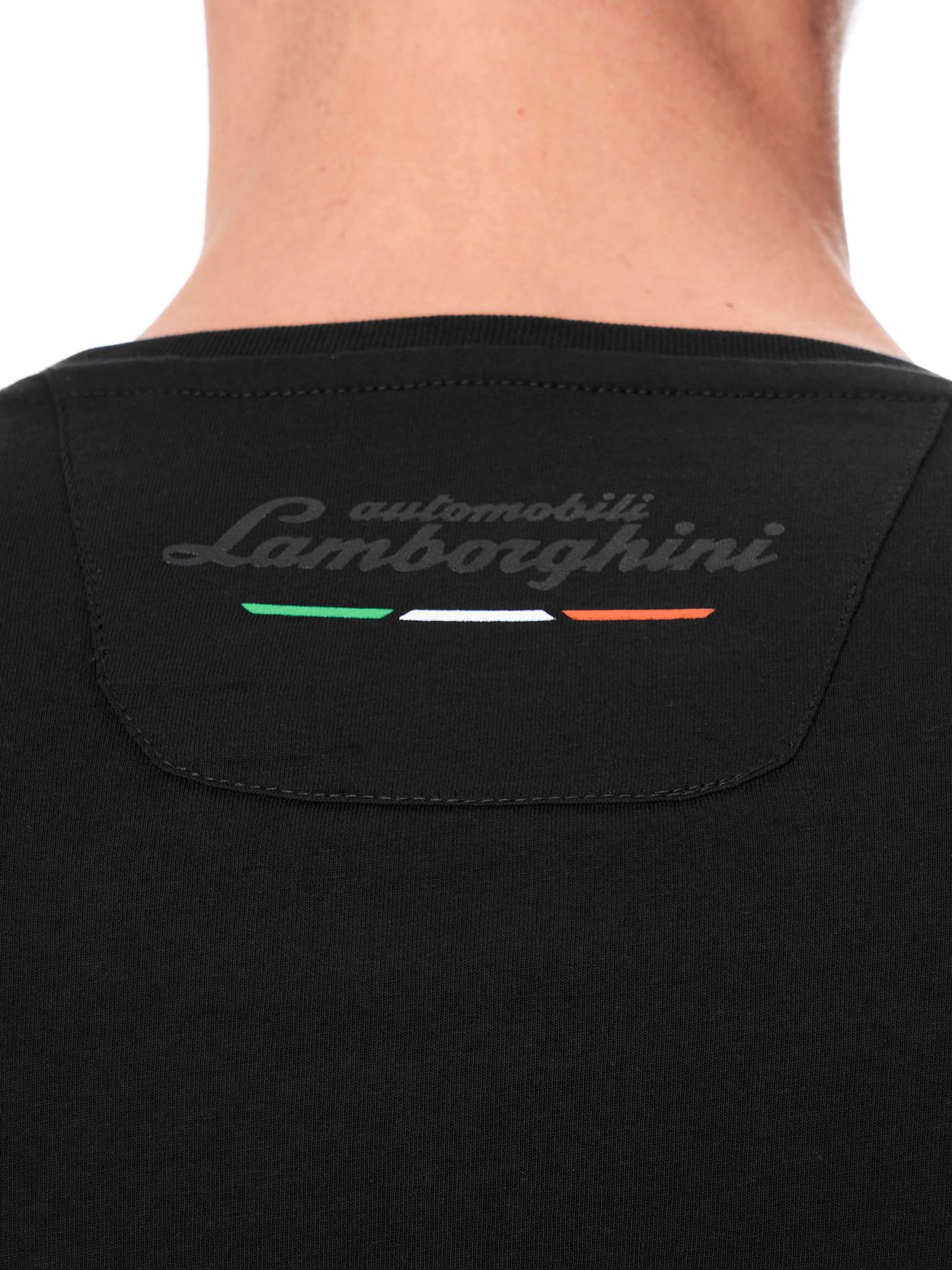 AUTOMOBILI LAMBORGHINI ICONIC SMALL SHIELD CREW NECK T-SHIRT - Lamborghini Store