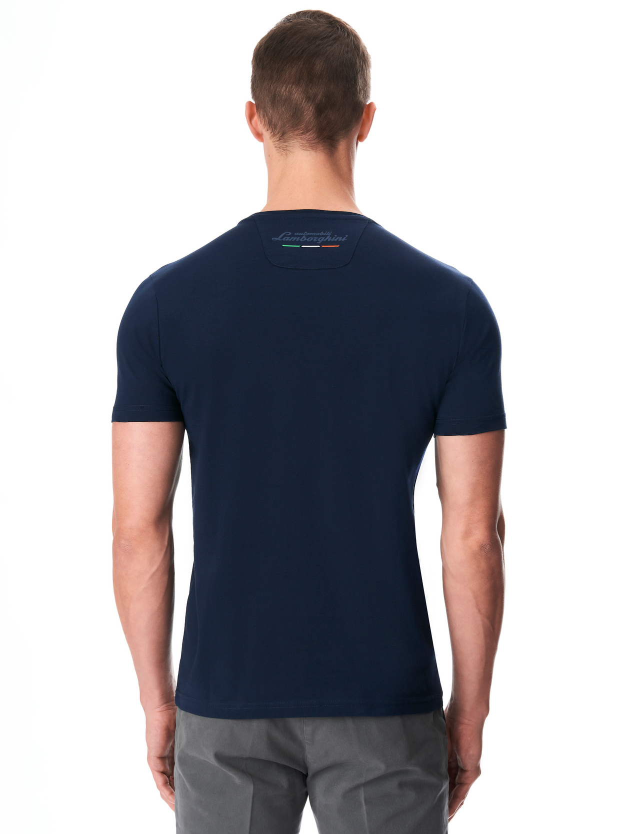 CAMISETA DE CUELLO REDONDO AUTOMOBILI LAMBORGHINI ICONIC SMALL SHIELD - Lamborghini Store