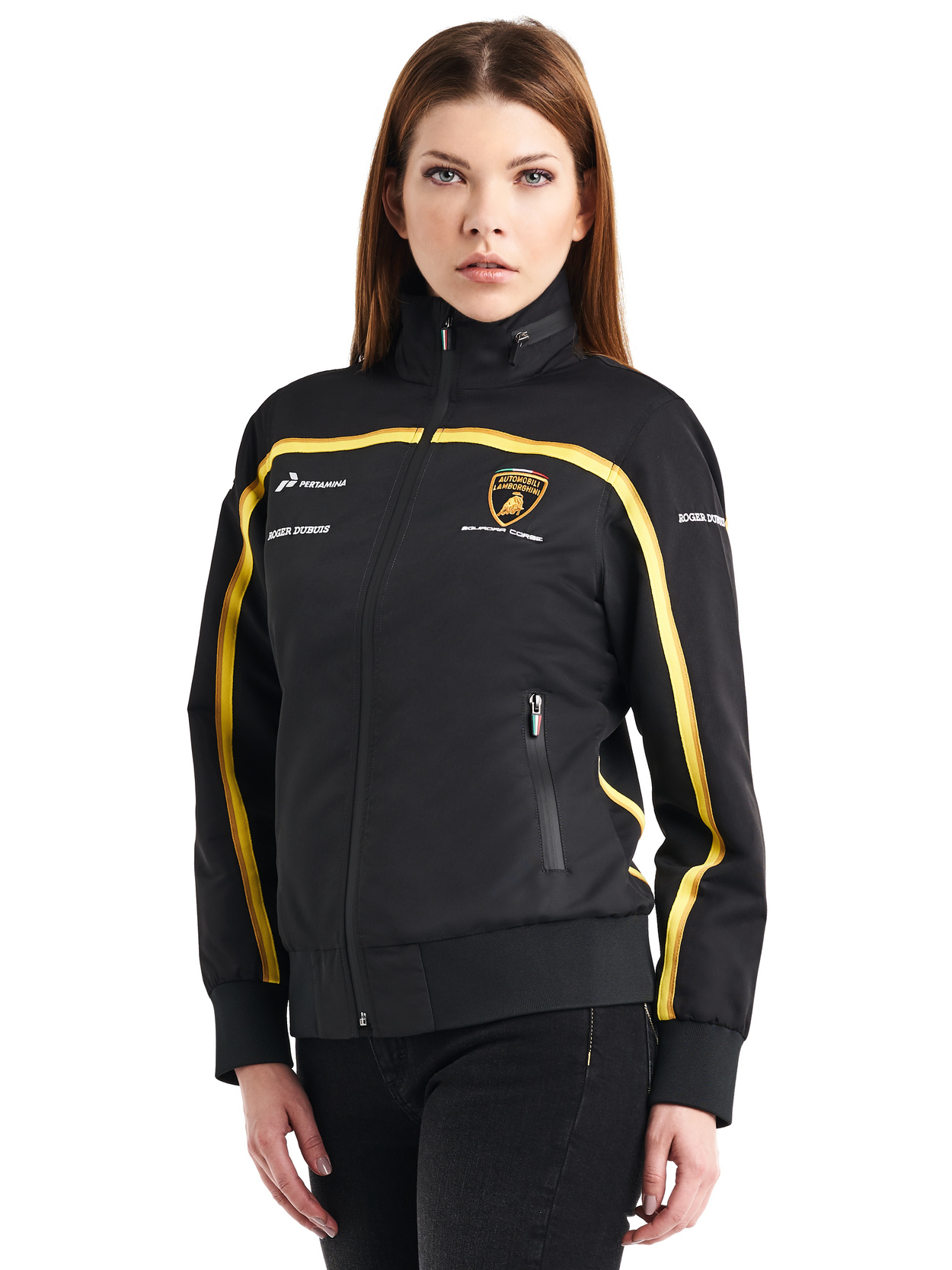Lamborghini Squadra-Corse Gold-Edition Women’s Windcheater - Lamborghini Store