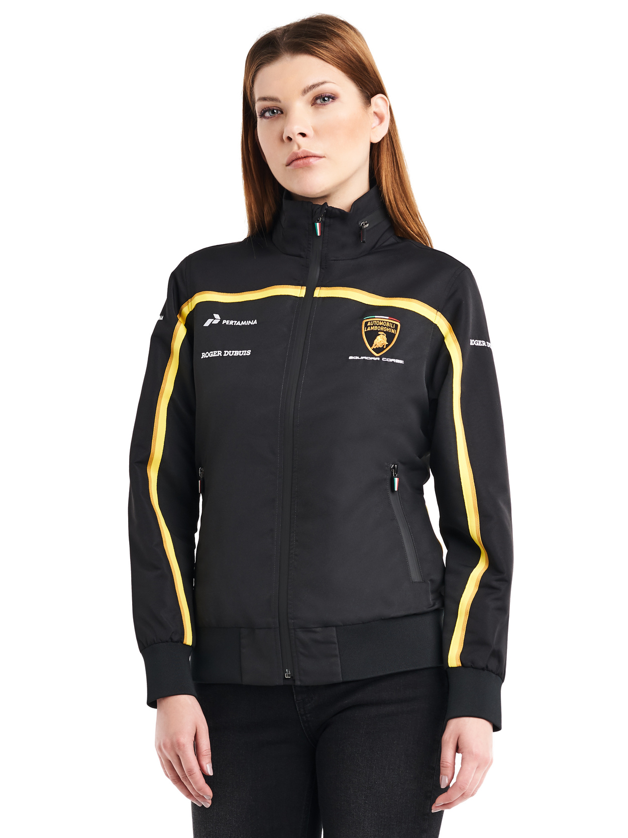 Lamborghini Squadra-Corse Gold-Edition Women’s Windcheater - Lamborghini Store