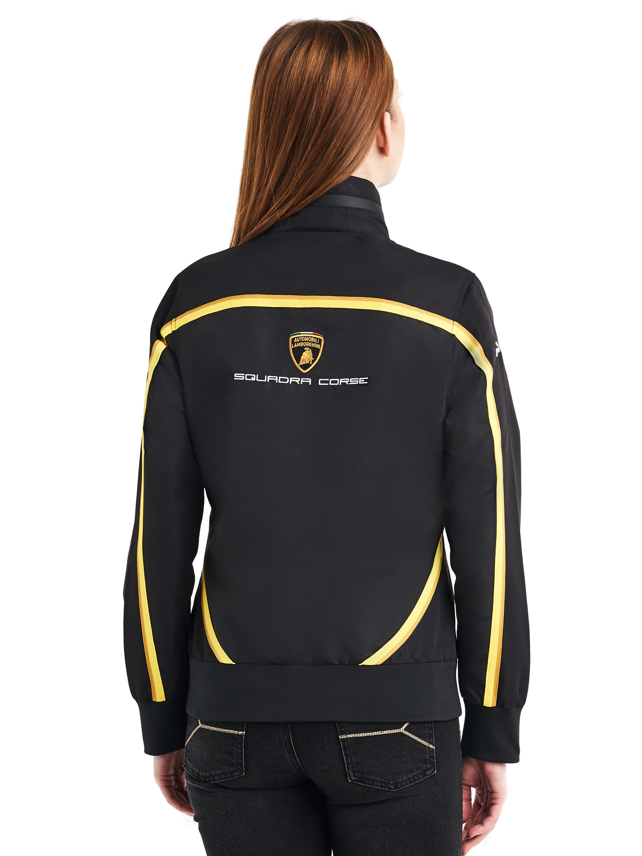 Lamborghini Squadra-Corse Gold-Edition Women’s Windcheater - Lamborghini Store