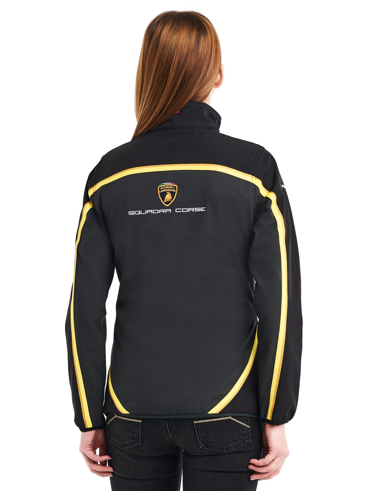 Lamborghini Squadra-Corse Gold-Edition Softshell Jacket - Lamborghini Store