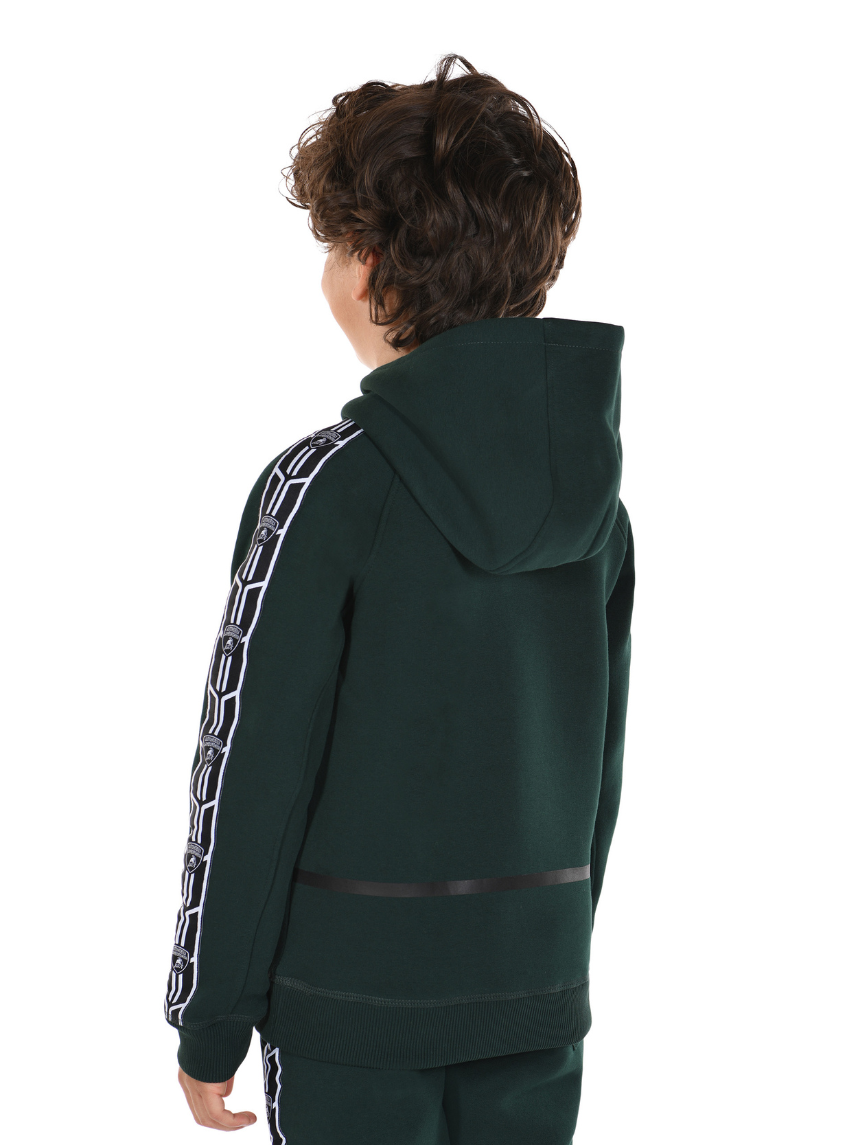 KIDS’ SHIELD TAPE HOODED SWEATSHIRT - Lamborghini Store