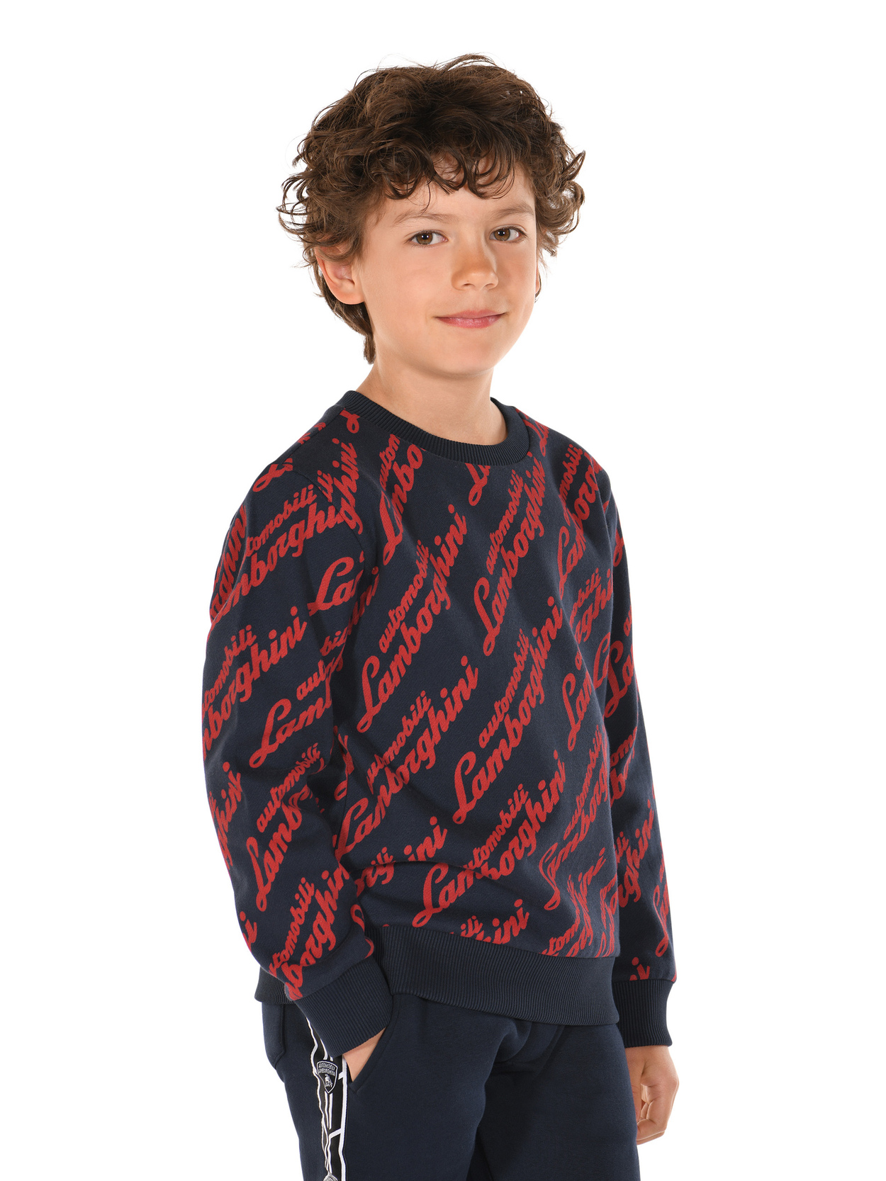 SWEAT-SHIRT LOGO INTÉGRAL ENFANT - Lamborghini Store