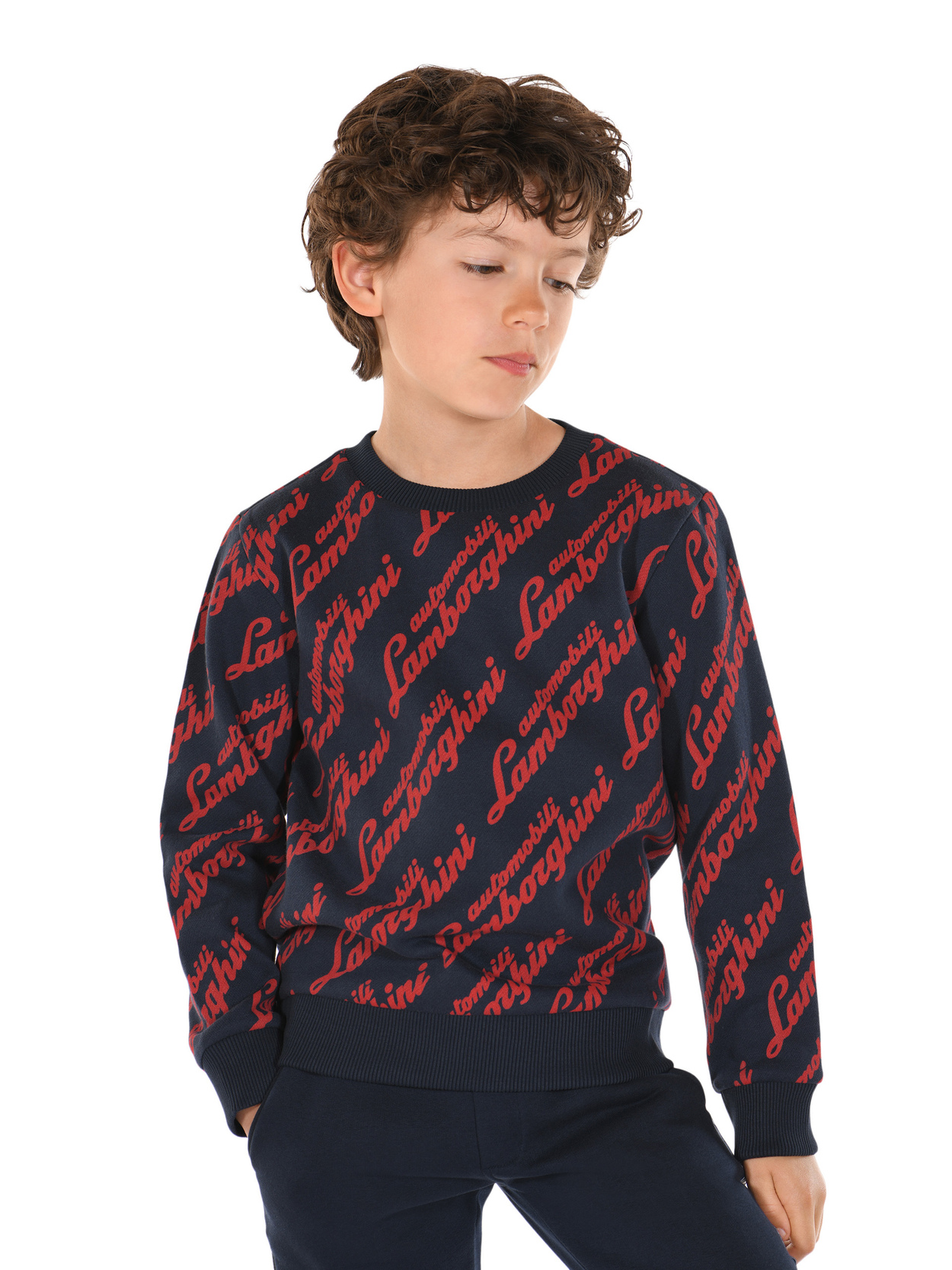 SWEAT-SHIRT LOGO INTÉGRAL ENFANT - Lamborghini Store