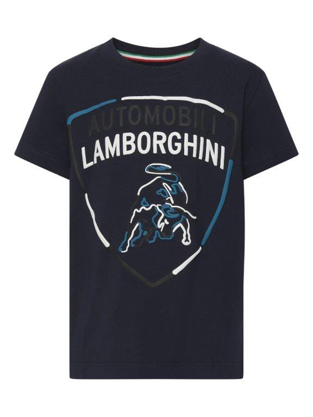 KIDS’ MULTICOLOUR SHIELD T-SHIRT - Lamborghini Store