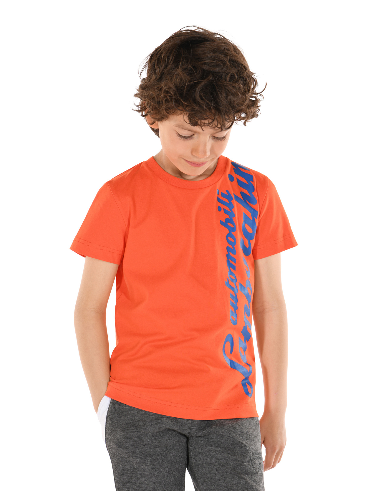 KIDS’ MAXI LOGOSCRIPT T-SHIRT - Lamborghini Store