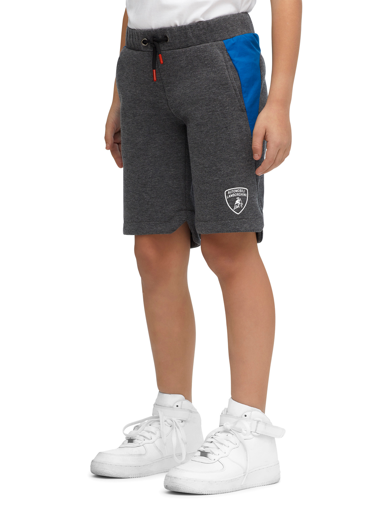 Shorts with Contrast Inserts|65% cotton, 35% polyester| - Lamborghini Store