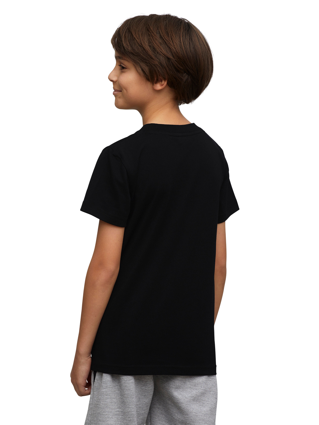 CAMISETA PARA NIÑO CON ESTAMPADO DE LOGO DE ESCUDO EN LÁMINA - Lamborghini Store