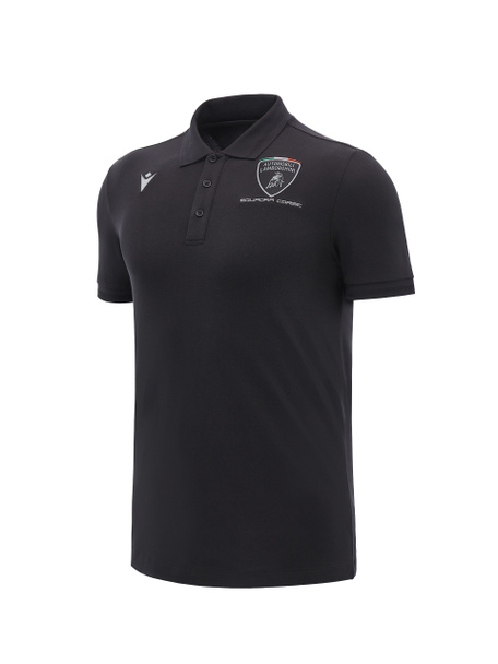 Automobili Lamborghini Squadra Corse men's black polo shirt