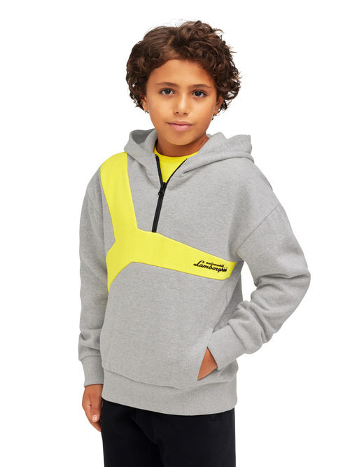 BOY’S HOODIE WITH CONTRAST “Y” DETAIL - 30% off | Lamborghini Store