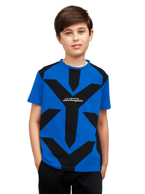 BOY’S T-SHIRT WITH LARGE “Y” PATTERN - 40% off | Lamborghini Store