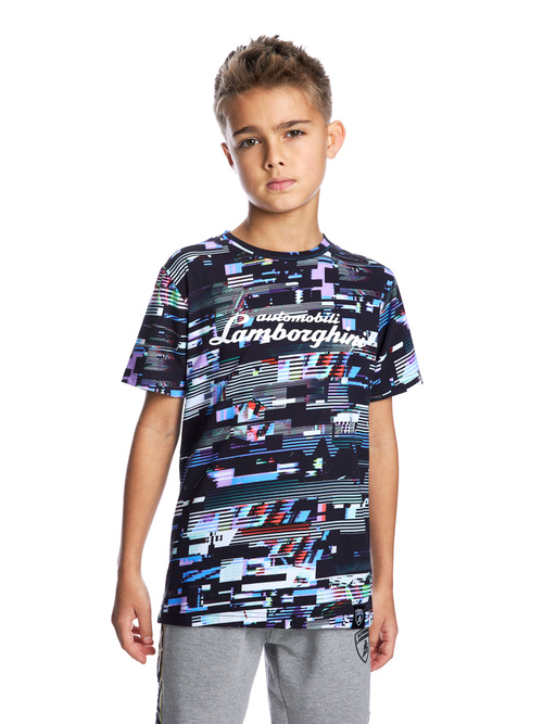 儿童毛刺效果T恤 - T恤和Polo衫 | Lamborghini Store