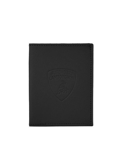 UPCYCLED LEATHER AUTOMOBILI LAMBORGHINI COMPACT WALLET - Leather Goods | Lamborghini Store