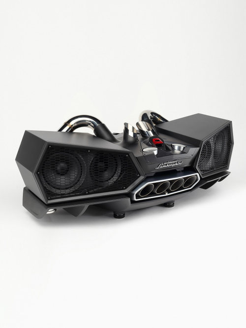 ESAVOX CARBON FIBRE DOCKING STATION SPEAKER - Ixoost Hi-Fi | Lamborghini Store