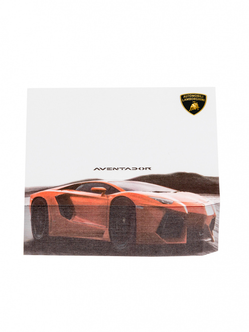 Lamborghini Aventador sticky notes | Lamborghini Store