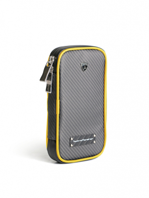 LAMBORGHINI SMARTPHONE HOLDER IN CARBON FIBRE - Tecknomonster Luggage | Lamborghini Store