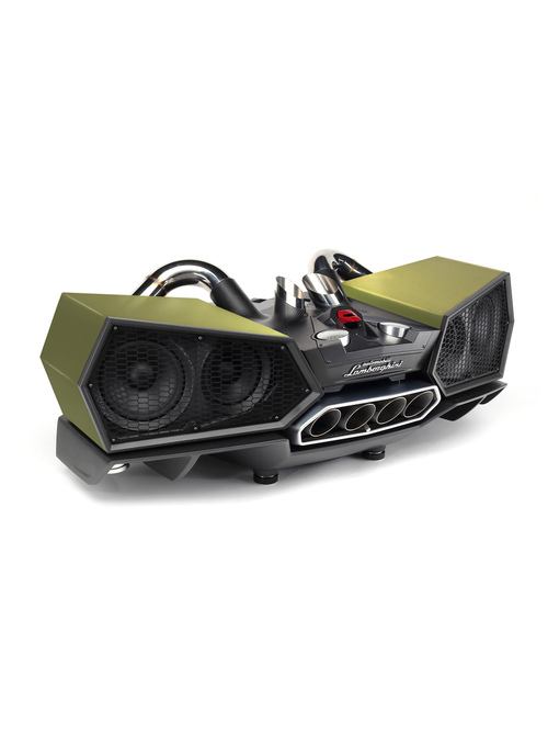 ESAVOXカーボンファイバー ドッキングステーション スピーカー - Green Gea - Ixoost Hi-Fi | Lamborghini Store