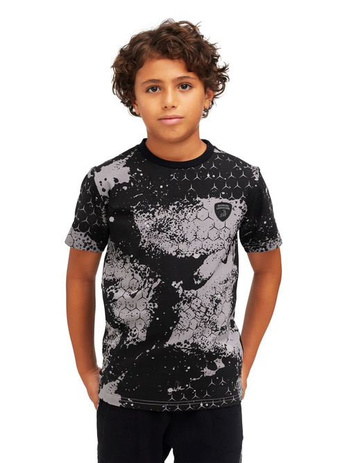 BOY’S T-SHIRT WITH ARTISTIC PRINT - T-SHIRTS AND POLO | Lamborghini Store