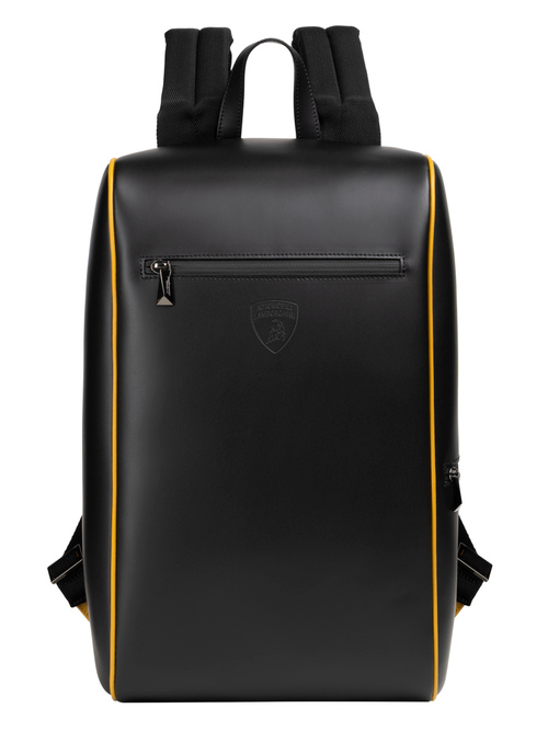 Leather backpack with rear closure - BACKPACKS AND BAGS | Lamborghini Store