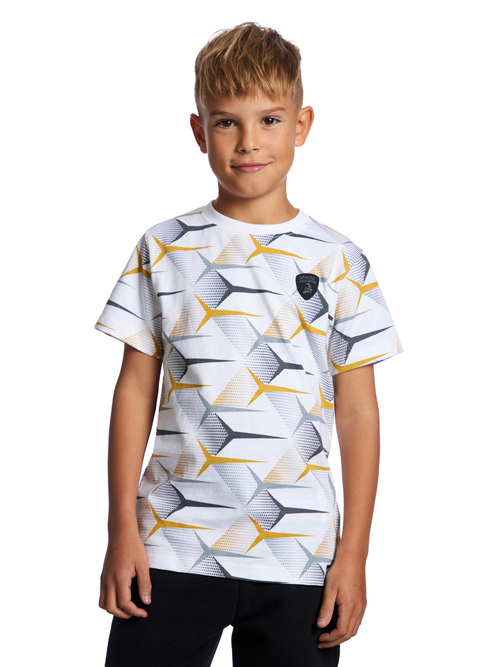 BOY’S T-SHIRT WITH Y PATTERN - T-SHIRTS AND POLO | Lamborghini Store