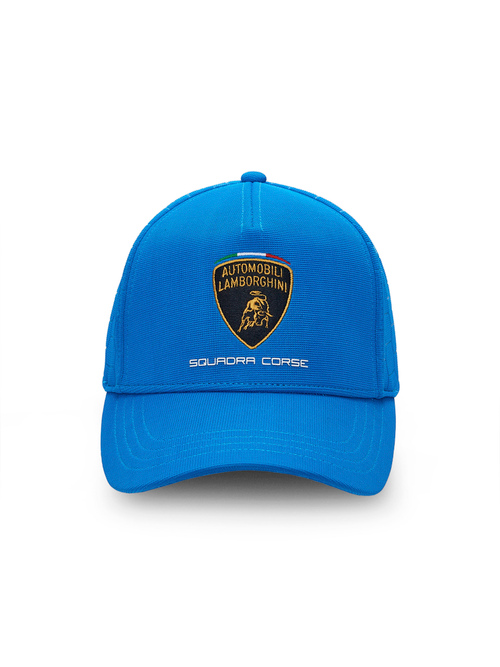 Automobili Lamborghini Squadra Corse旅行帽-蓝色 | Lamborghini Store