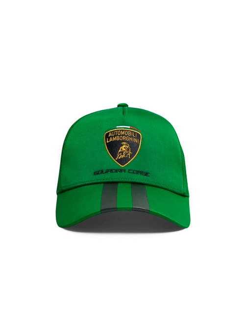 AUTOMOBILI LAMBORGHINI SQUADRA CORSE 旅行帽 - 绿色 - 赛车队 | Lamborghini Store