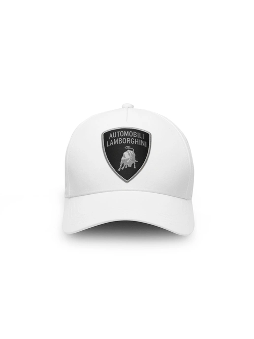 CAP WITH SILVER-TONE SHIELD LOGO - Headwear | Lamborghini Store