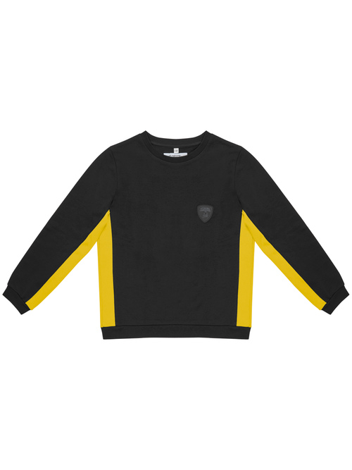 FELPA BAMBINO AUTOMOBILI LAMBORGHINI CON DETTAGLI A CONTRASTO - Felpe | Lamborghini Store
