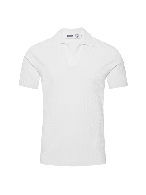 Automobili Lamborghini White Tailored Fit Polo Shirt - Beachwear | Lamborghini Store