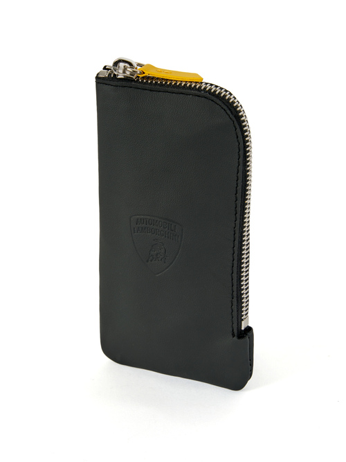 アップサイクルレザー クリップ付きカードケース - スペシャルエディション | Lamborghini Store