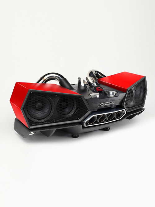 ESAVOX KOHLEFASER DOCKING STATION LAUTSPRECHER - Ixoost Hi-Fi | Lamborghini Store