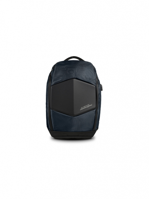 Lamborghini rigid backpack with hexagonal detail - -30% | Lamborghini Store
