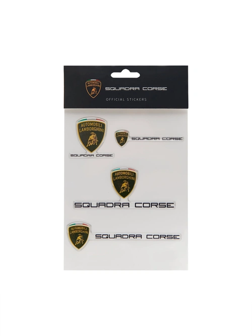 Automobili Lamborghini Squadra Corse Sticker Set - -20% | Lamborghini Store
