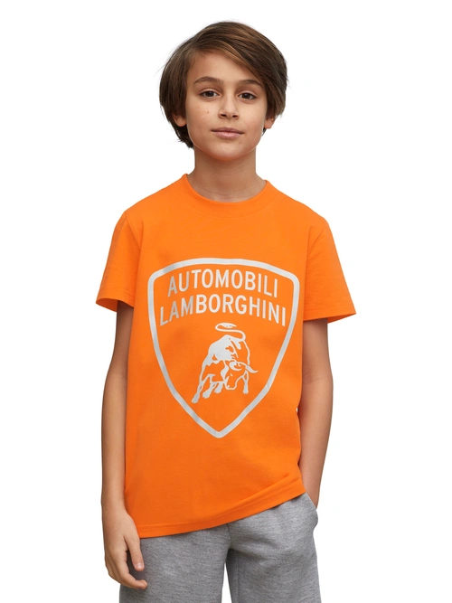 Metallic Shield T-shirt|95% cotton, 5% elastane| | Lamborghini Store