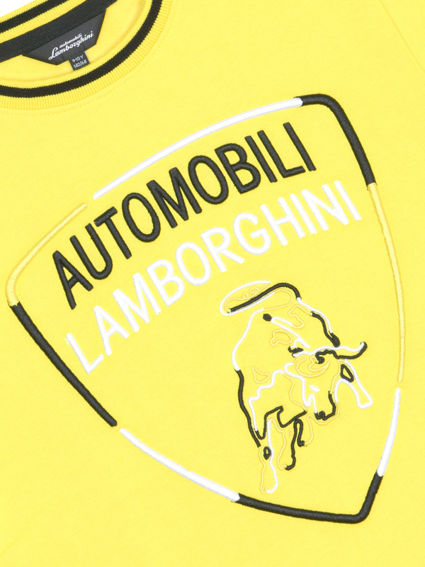 儿童多色盾牌徽标卫衣 - Lamborghini Store