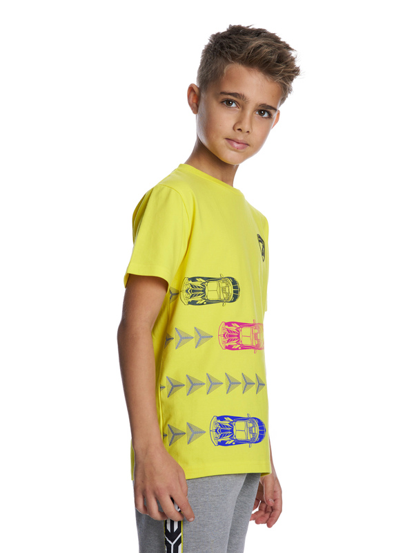 黄色儿童LAMBORGHINI赛车T恤 - Lamborghini Store