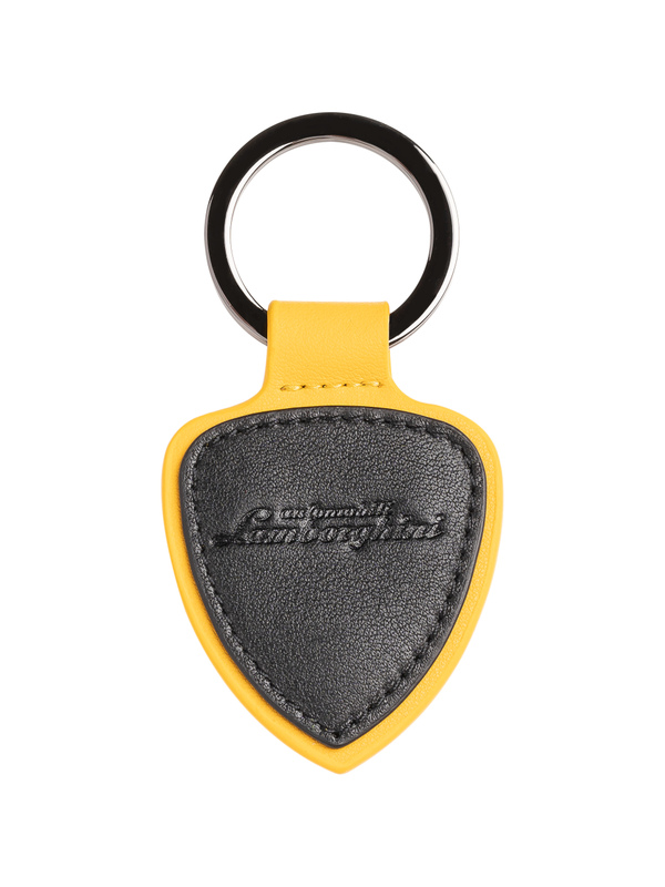 AUTOMOBILI LAMBORGHINI盾牌皮革钥匙圈 - Lamborghini Store