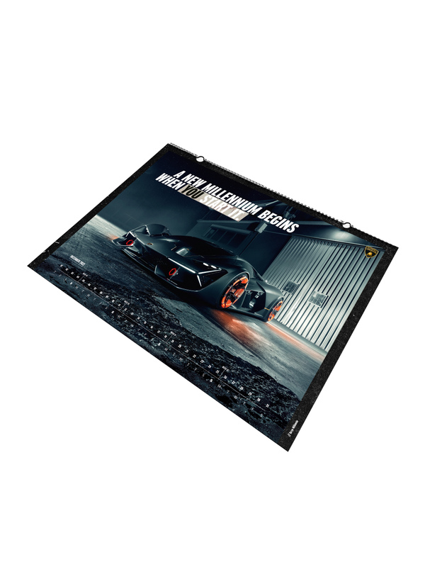 AUTOMOBILI LAMBORGHINI壁掛けカレンダー2022年「BEYOND TIME」 - Lamborghini Store