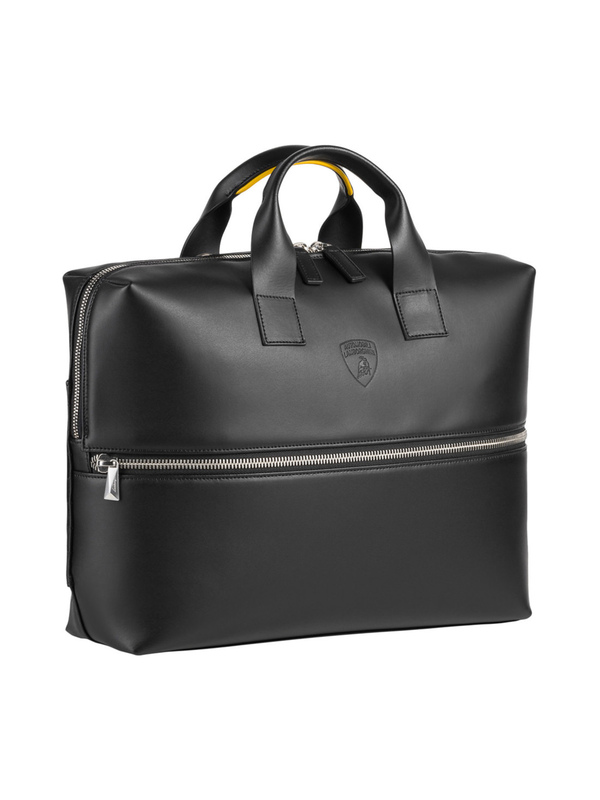Quilted leather briefcase - Lamborghini Store